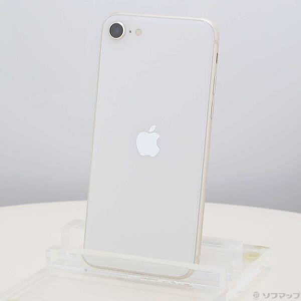 〔中古〕Apple(アップル) iPhone SE 第3世代 64GB スターライト MMYD3J／A SIMフリー〔377-ud〕 | 