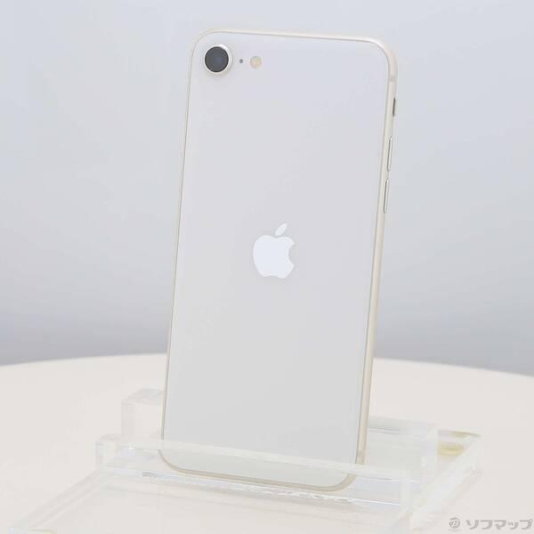〔中古〕Apple(アップル) iPhone SE 第3世代 64GB スターライト MMYD3J／A SIMフリー〔262-ud〕 | 