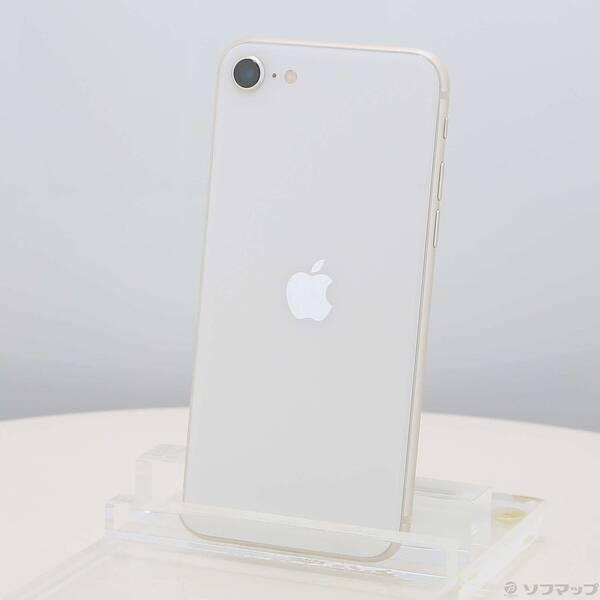 〔中古〕Apple(アップル) iPhone SE 第3世代 64GB スターライト MMYD3J／A SIMフリー〔258-ud〕 | 