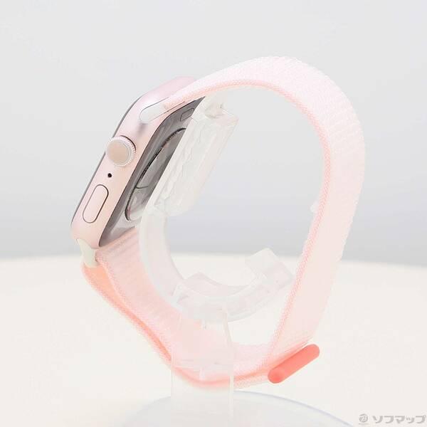 〔中古〕Apple(アップル) Apple Watch Series 9 GPS 45mm ピンクアルミニウムケース ライトピンクスポーツループ〔352-ud〕 |  | 01