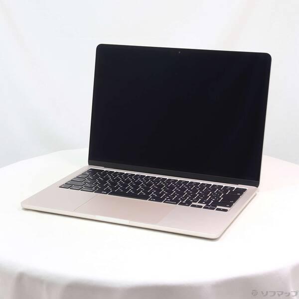 〔中古〕Apple(アップル) MacBook Air 13.6-inch Mid-2022 MLY13J／A Apple M2 8コアCPU_8コアGPU 8GB SSD256GB スターライト 〔26.3 Tahoe〕〔377-ud〕 | 