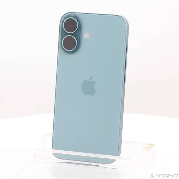 〔中古〕Apple(アップル) iPhone16 128GB ティール MYDV3J／A SIMフリー〔198-ud〕 | 