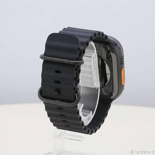 〔中古〕Apple(アップル) Apple Watch Ultra 2 GPS + Cellular 49mm ブラックチタニウムケース ブラックオーシャンバンド〔262-ud〕 |  | 02