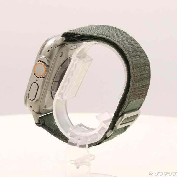 〔中古〕Apple(アップル) Apple Watch Ultra GPS + Cellular 49mm チタニウムケース グリーンアルパインループ〔258-ud〕 |  | 01