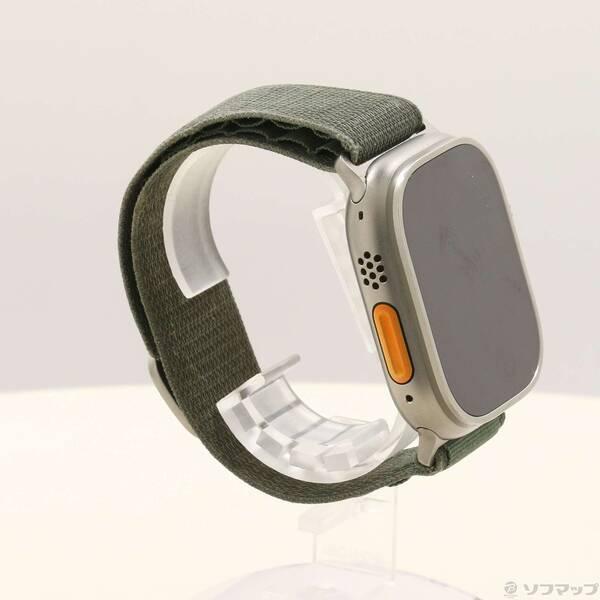〔中古〕Apple(アップル) Apple Watch Ultra GPS + Cellular 49mm チタニウムケース グリーンアルパインループ〔258-ud〕 |  | 03