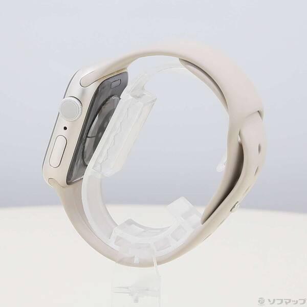 〔中古〕Apple(アップル) Apple Watch Series 9 GPS 41mm スターライトアルミニウムケース スターライトスポーツバンド〔251-ud〕 |  | 01