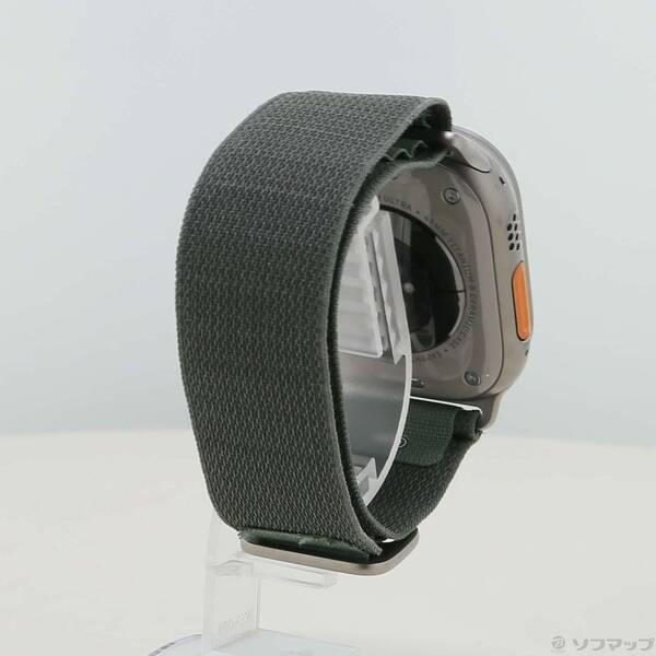 〔中古〕Apple(アップル) Apple Watch Ultra GPS + Cellular 49mm チタニウムケース グリーンアルパインループ〔276-ud〕 |  | 02