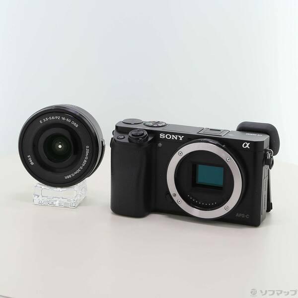 〔中古〕SONY(ソニー) α6000 パワーズームレンズキット ブラック ILCE-6000L〔368-ud〕 | 