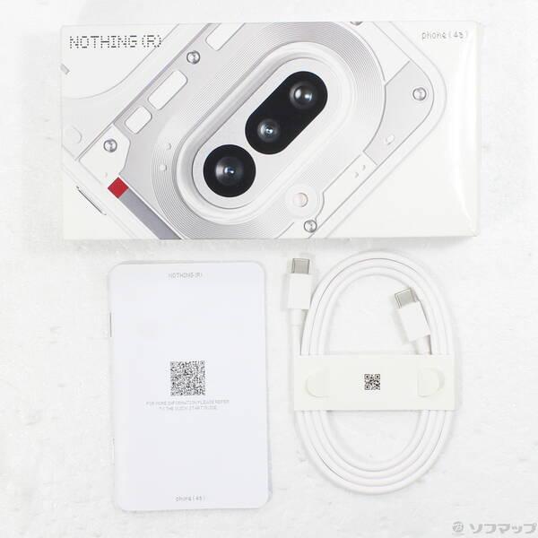 中古〕Nothing（ナッシング） Nothing Phone (4a) 128GB ホワイト