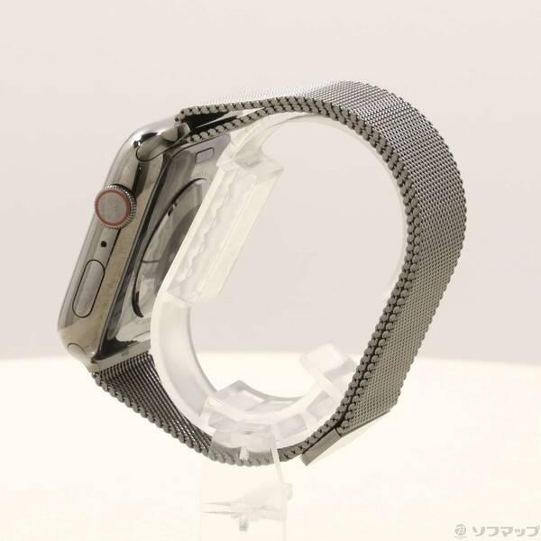 〔中古〕Apple(アップル) Apple Watch Series 8 GPS + Cellular 45mm グラファイトステンレススチールケース グラファイトミラネーゼループ〔344-ud〕 |  | 01