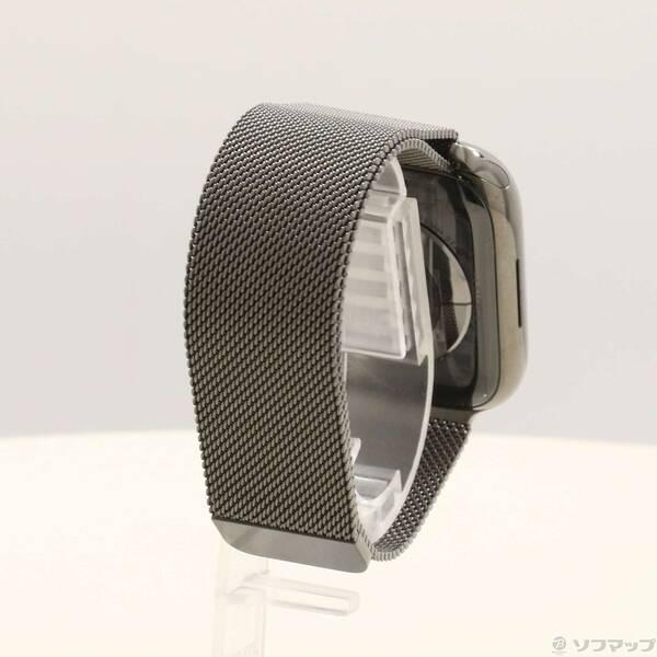 〔中古〕Apple(アップル) Apple Watch Series 8 GPS + Cellular 45mm グラファイトステンレススチールケース グラファイトミラネーゼループ〔344-ud〕 |  | 02