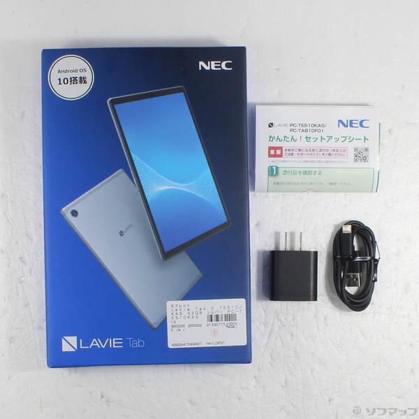 〔中古〕NEC(エヌイーシー) LaVie Tab E TE510／KAS 32GB シルバー PC-TE510KAS Wi-Fi〔262-ud〕 |  | 04