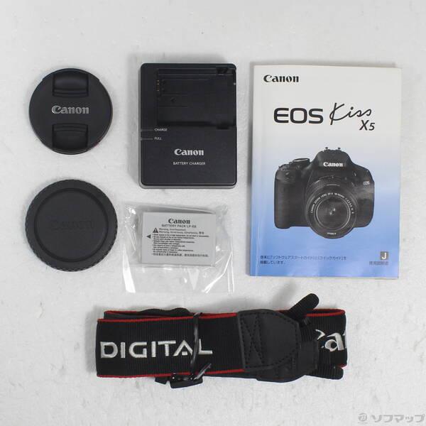 〔中古〕Canon(キヤノン) EOS Kiss X5 EF-S18-55 IS II レンズキット ブラック〔262-ud〕 |  | 05
