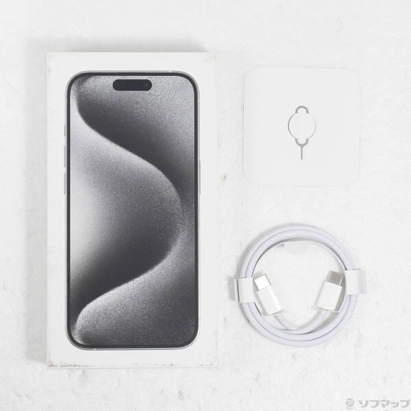 〔中古〕Apple(アップル) iPhone15 Pro 256GB ホワイトチタニウム MTUD3J／A SIMフリー〔377-ud〕 |  | 04
