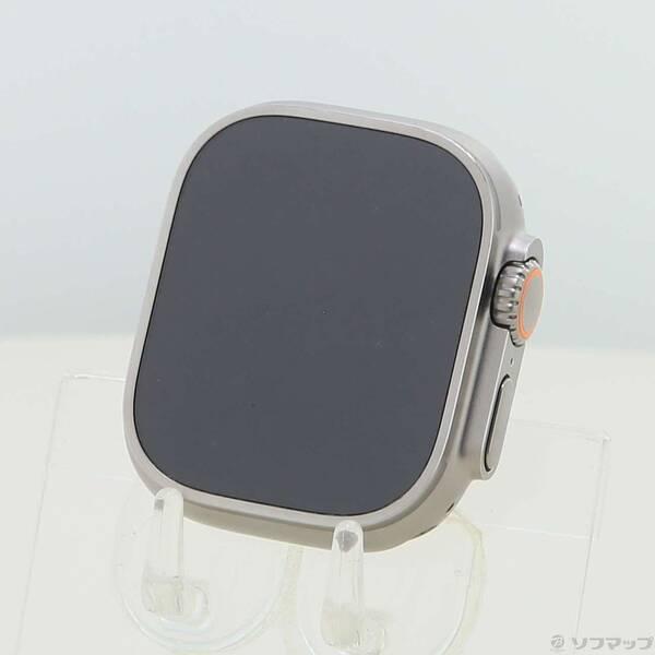 〔中古〕Apple(アップル) Apple Watch Ultra GPS + Cellular 49mm チタニウムケース バンド無し〔276-ud〕 | 