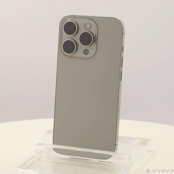 〔中古〕Apple(アップル) iPhone15 Pro 128GB ナチュラルチタニウム MTU93J／A SIMフリー〔377-ud〕 | 