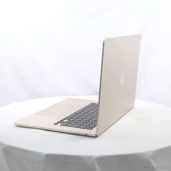 〔中古〕Apple(アップル) MacBook Air 15.3-inch Mid-2023 MQKU3J／A Apple M2 8コアCPU_10コアGPU 24GB SSD256GB スターライト 〔26.3 Tahoe〕〔377-ud〕 |  | 01