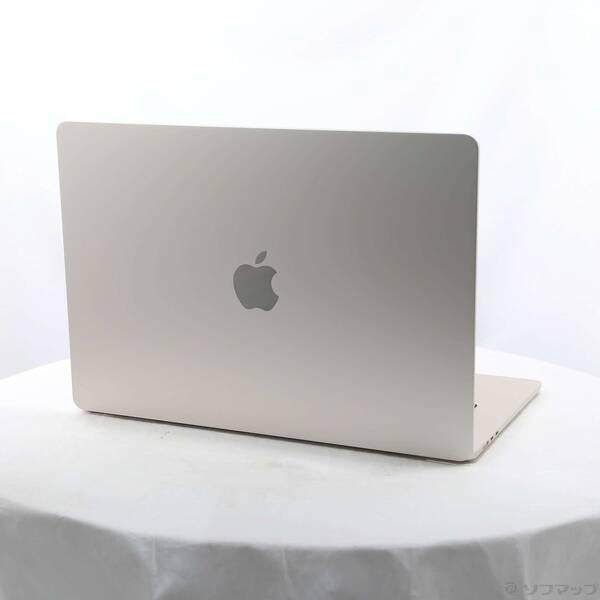 〔中古〕Apple(アップル) MacBook Air 15.3-inch Mid-2023 MQKU3J／A Apple M2 8コアCPU_10コアGPU 24GB SSD256GB スターライト 〔26.3 Tahoe〕〔377-ud〕 |  | 02
