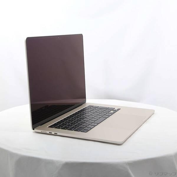 〔中古〕Apple(アップル) MacBook Air 15.3-inch Mid-2023 MQKU3J／A Apple M2 8コアCPU_10コアGPU 24GB SSD256GB スターライト 〔26.3 Tahoe〕〔377-ud〕 |  | 03