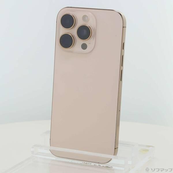 〔中古〕Apple(アップル) iPhone16 Pro 128GB デザートチタニウム MYMX3J／A SIMフリー〔262-ud〕 | 