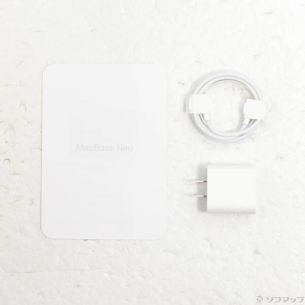 〔中古〕Apple(アップル) MacBook Neo 13-inch Early-2026 MHFC4J／A Apple A18 Pro 6コアCPU_5コアGPU 8GB SSD512GB シルバー 〔26.3 Tahoe〕〔377-ud〕 |  | 04