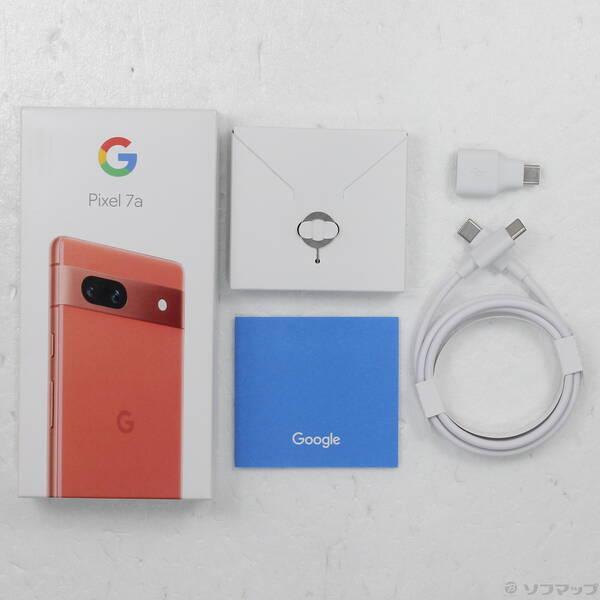 中古〕GOOGLE(グーグル) Google Pixel 7a 128GB コーラル GA04438-JP