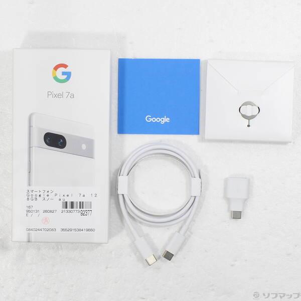 【最終値下】Google Pixel 7a 128GB スノー 中古〕GOOGLE(グーグル) Google Pixel 7a 128GB スノー au SIMフリー