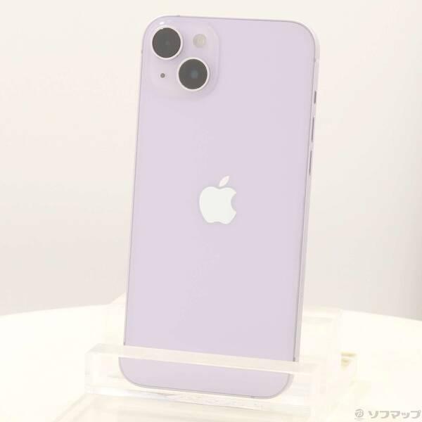〔中古〕Apple(アップル) iPhone14 Plus 128GB パープル MQ4E3J／A SIMフリー〔344-ud〕 | 