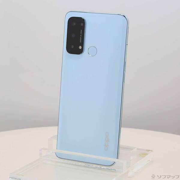 〔中古〕OPPO(オッポ) Reno5 A 128GB アイスブルー A103OP Y!mobile SIMフリー〔198-ud〕 | 