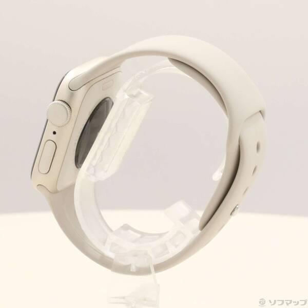 〔中古〕Apple(アップル) Apple Watch SE 第2世代 GPS 40mm スターライトアルミニウムケース スターライトスポーツバンド〔198-ud〕 |  | 01