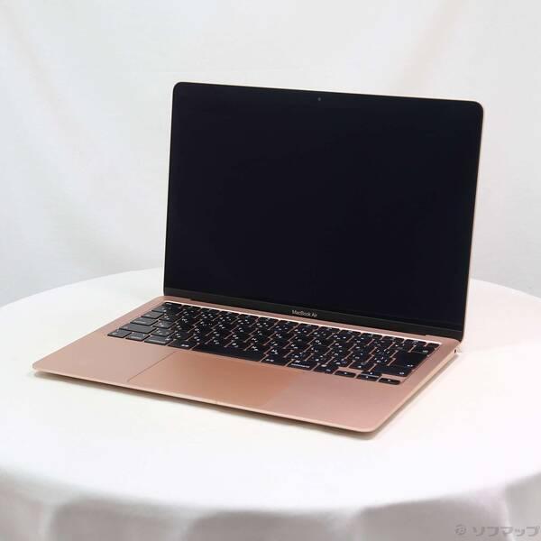 〔中古〕Apple(アップル) MacBook Air 13.3-inch Late-2020 MGND3J／A Apple M1 8コアCPU_7コアGPU 8GB SSD256GB ゴールド 〔26.3 Tahoe〕〔269-ud〕 | 