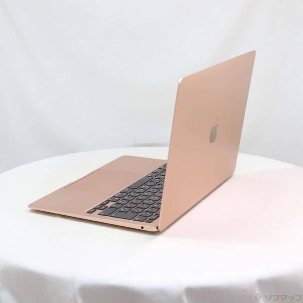 〔中古〕Apple(アップル) MacBook Air 13.3-inch Late-2020 MGND3J／A Apple M1 8コアCPU_7コアGPU 8GB SSD256GB ゴールド 〔26.3 Tahoe〕〔269-ud〕 |  | 01