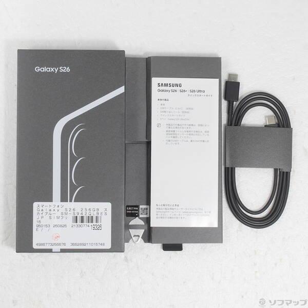〔中古〕SAMSUNG(サムスン) Galaxy S26 256GB スカイブルー SM-S942QLBESJP SIMフリー〔262-ud〕 |  | 04