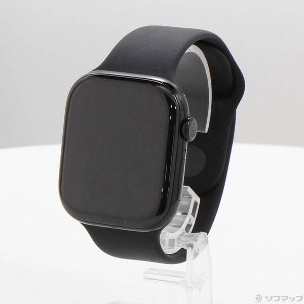 〔中古〕Apple(アップル) Apple Watch Series 11 GPS 46mm ジェットブラックアルミニウムケース ブラックスポーツバンド〔297-ud〕 | 