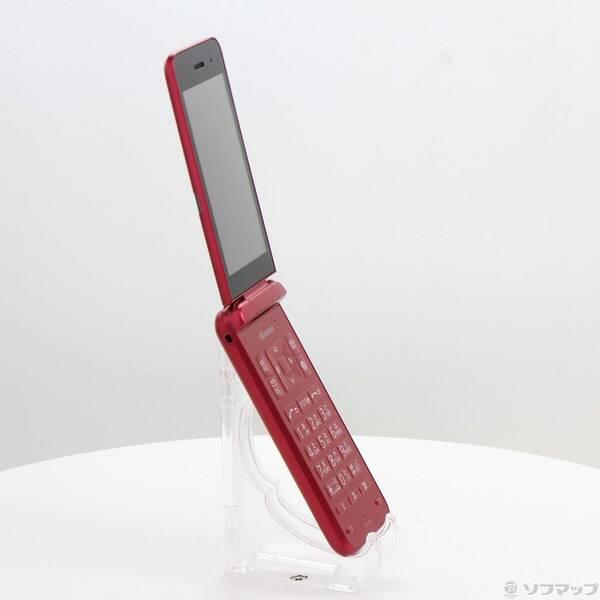 中古〕KYOCERA(京セラ) DIGNO ケータイ KY-42C レッド docomo SIM
