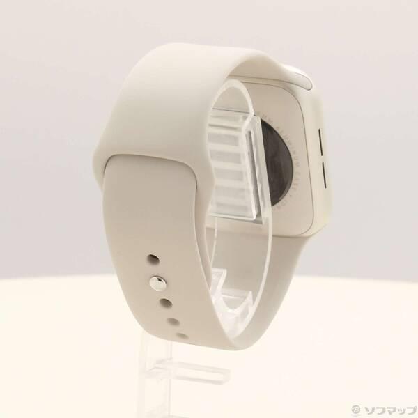 〔中古〕Apple(アップル) Apple Watch SE 第2世代 GPS 44mm スターライトアルミニウムケース スターライトスポーツバンド〔198-ud〕 |  | 02