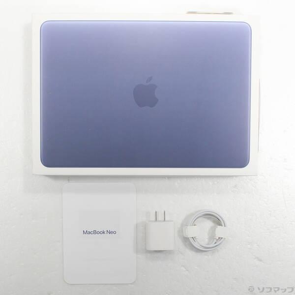 〔中古〕Apple(アップル) MacBook Neo 13-inch Early-2026 MHFG4J／A Apple A18 Pro 6コアCPU_5コアGPU 8GB SSD512GB インディゴ 〔26.3 Tahoe〕〔377-ud〕 |  | 04