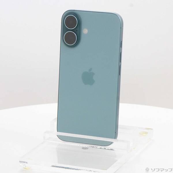 〔中古〕Apple(アップル) iPhone16 128GB ティール MYDV3J／A SIMフリー〔344-ud〕 | 