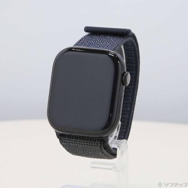 〔中古〕Apple(アップル) Apple Watch Series 10 GPS 46mm ジェットブラックアルミニウムケース インクスポーツループ〔262-ud〕 | 