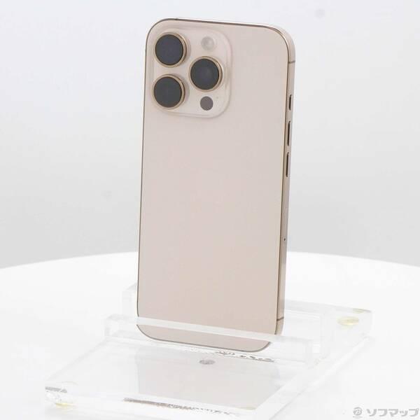 〔中古〕Apple(アップル) iPhone16 Pro 256GB デザートチタニウム MYN23J／A SIMフリー〔198-ud〕 | 