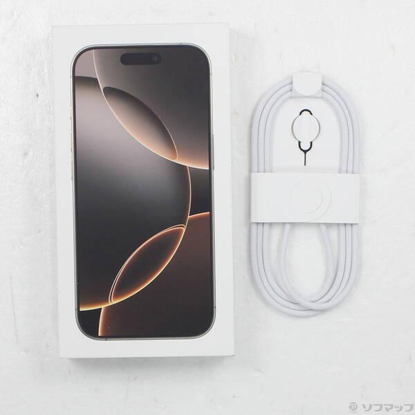 〔中古〕Apple(アップル) iPhone16 Pro 256GB デザートチタニウム MYN23J／A SIMフリー〔198-ud〕 |  | 04