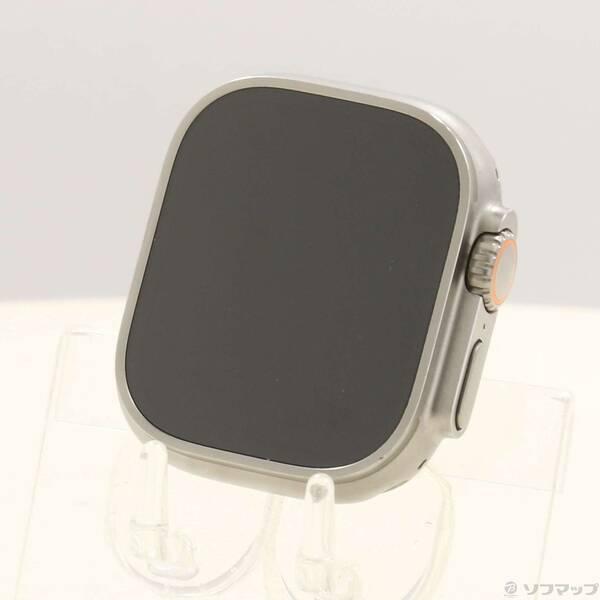 〔中古〕Apple(アップル) Apple Watch Ultra GPS + Cellular 49mm チタニウムケース バンド無し〔198-ud〕 | 