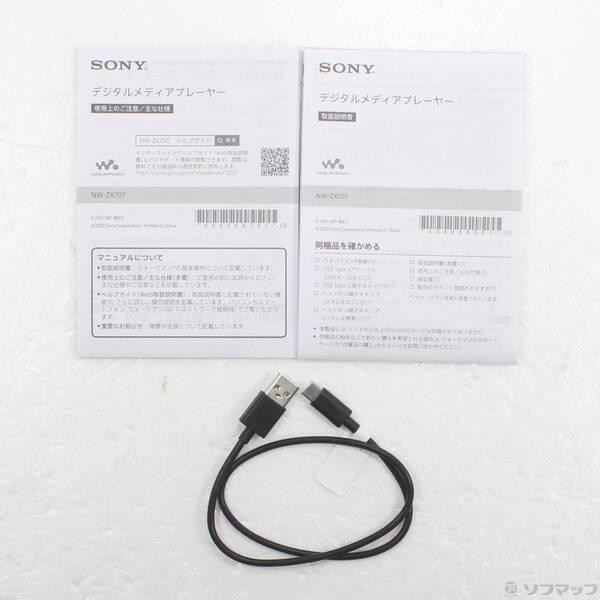 〔中古〕SONY(ソニー) 〔展示品〕 WALKMAN ZX707 メモリ64GB+microSD ブラック NW-ZX707〔262-ud〕 |  | 04