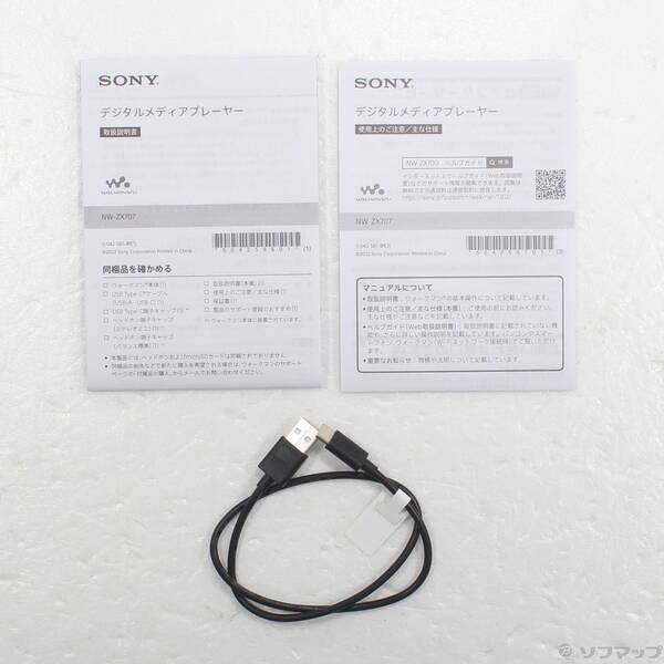 〔中古〕SONY(ソニー) 〔展示品〕 WALKMAN ZX707 メモリ64GB+microSD ブラック NW-ZX707〔262-ud〕 |  | 04