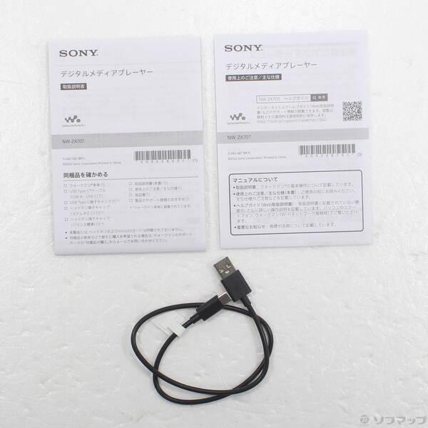 〔中古〕SONY(ソニー) 〔展示品〕 WALKMAN ZX707 メモリ64GB+microSD ブラック NW-ZX707〔262-ud〕 |  | 04