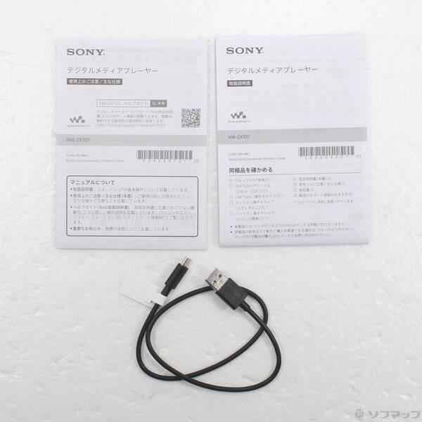 〔中古〕SONY(ソニー) 〔展示品〕 WALKMAN ZX707 メモリ64GB+microSD ブラック NW-ZX707〔262-ud〕 |  | 04