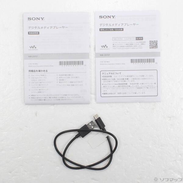 〔中古〕SONY(ソニー) 〔展示品〕 WALKMAN ZX707 メモリ64GB+microSD ブラック NW-ZX707〔198-ud〕 |  | 04
