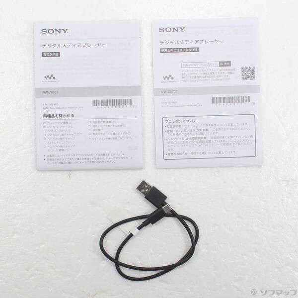 〔中古〕SONY(ソニー) 〔展示品〕 WALKMAN ZX707 メモリ64GB+microSD ブラック NW-ZX707〔262-ud〕 |  | 04