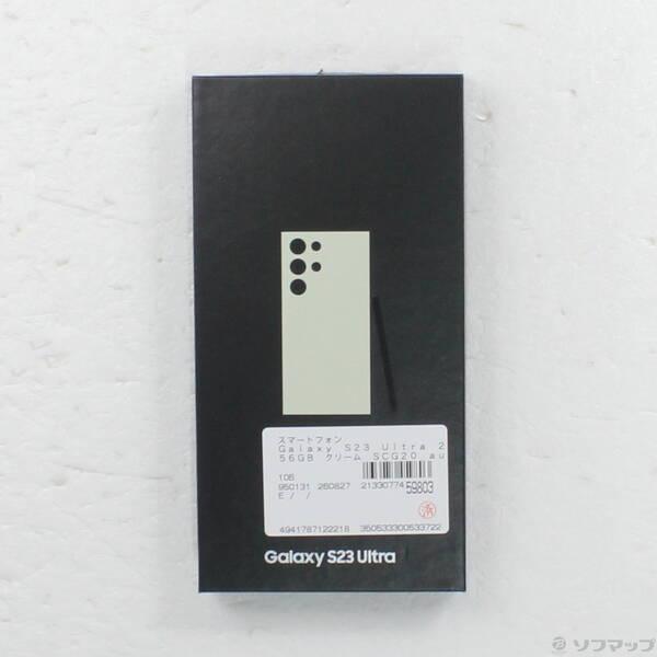 〔中古〕SAMSUNG(サムスン) Galaxy S23 Ultra 256GB クリーム SCG20 au SIMフリー〔258-ud〕 |  | 04