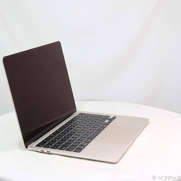 〔中古〕Apple(アップル) MacBook Air 13.6-inch Late-2024 MC8P4J／A Apple M3 8コアCPU_10コアGPU 24GB SSD1TB スターライト 〔26.3 Tahoe〕〔258-ud〕 |  | 03